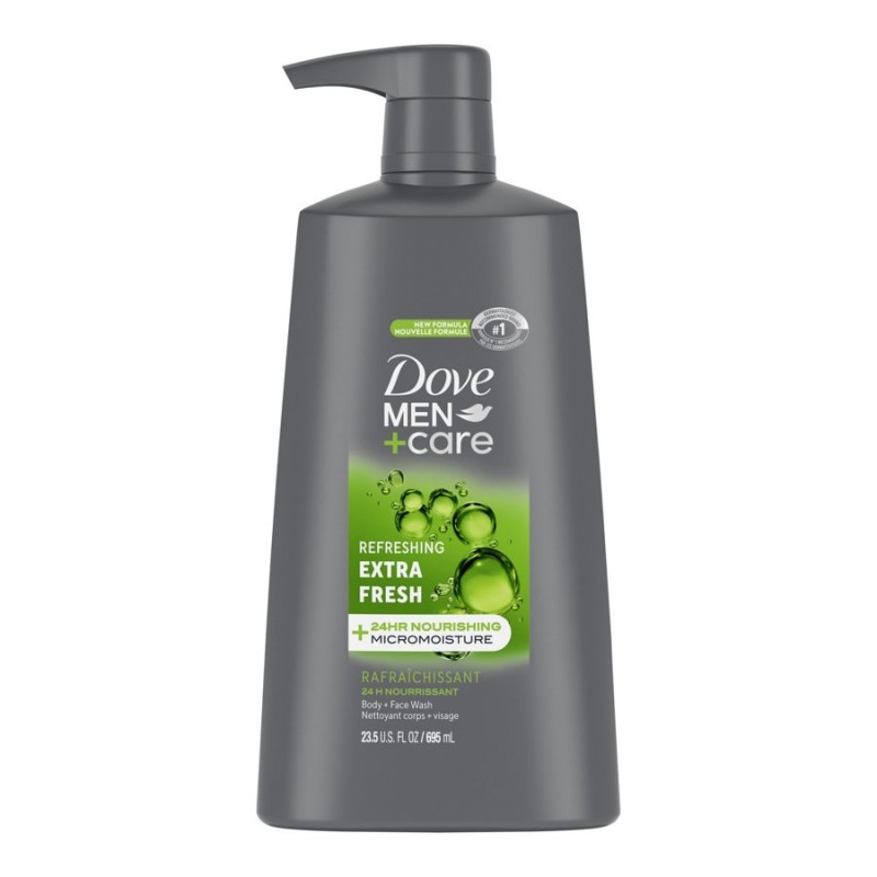 Dove Men+Care Extra Fresh Body &amp; Face Wash - 695ml
