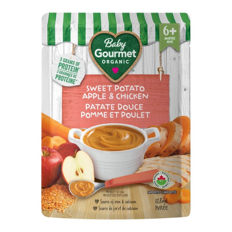 Baby Gourmet Meals Baby Food - Sweet Potato Apple & Chicken - 128 ml