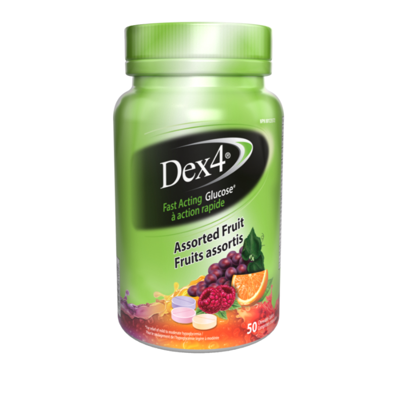 Dex4 Glucose Tablets - Assorted Fruits - 50s