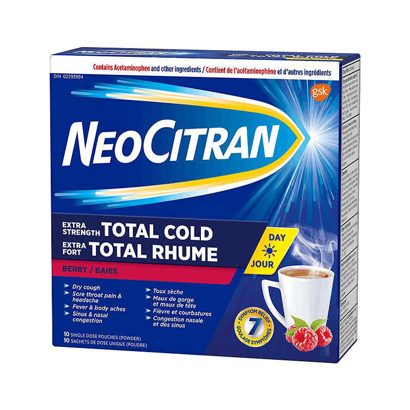 NeoCitran Total Cold Day - Berry - 10s
