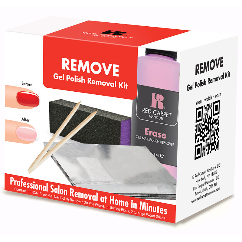 Red Carpet Manicure Remove Gel Nail Polish Removal Kit