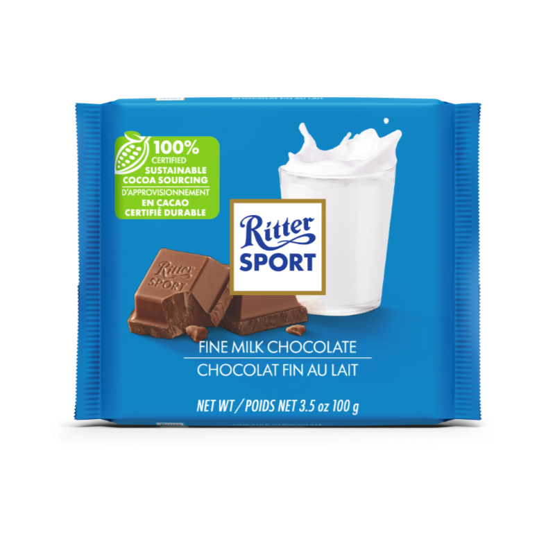 Ritter Sport - Fine Milk Chocolate - 100g
