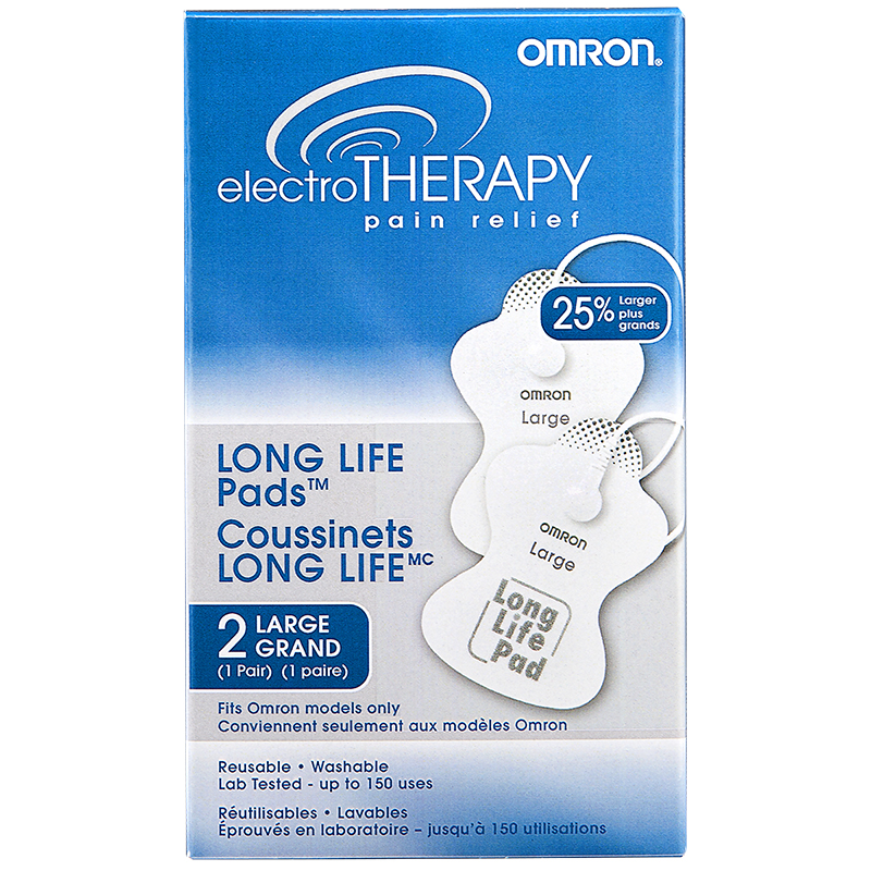 Omron ElectroTherapy Pain Relief Replacement Pads Large- PMLLPADCAN-L