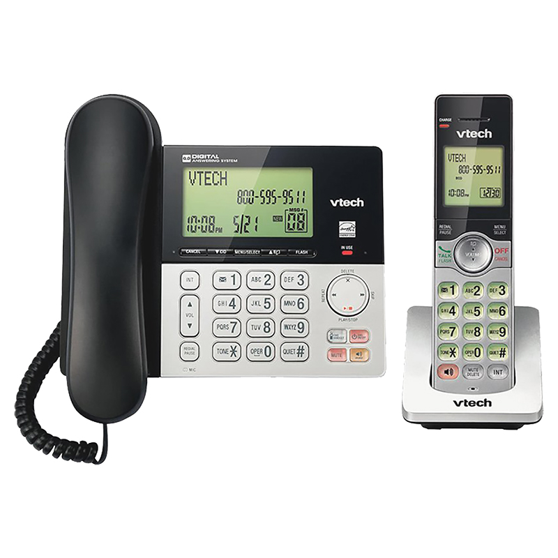 VTech Corded/Cordless Phone With Caller ID - Silver - CS6949