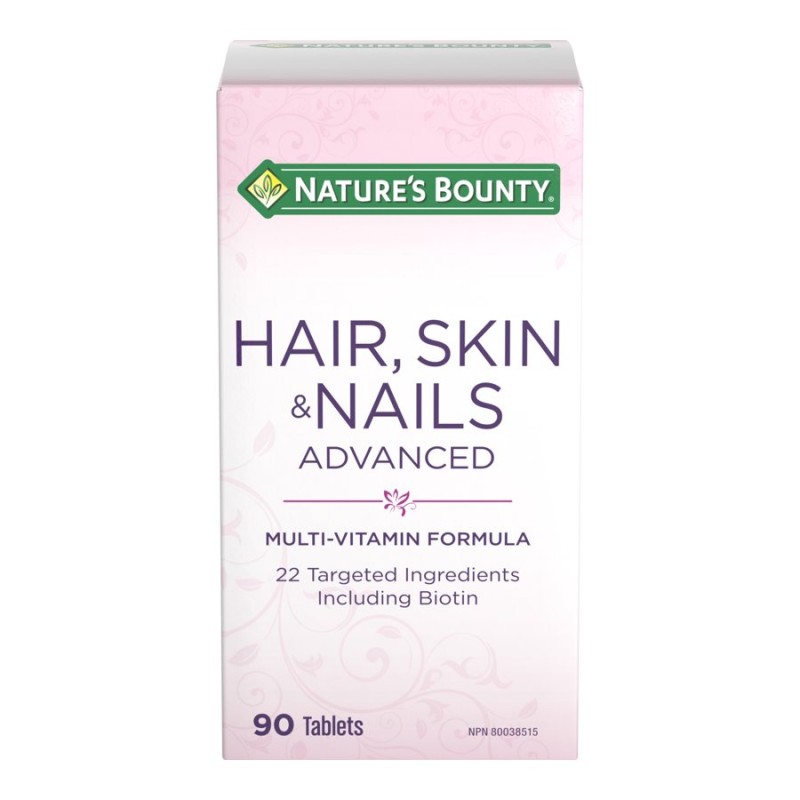 Nature's Bounty Hair, Skin &amp; Nails Advanced Multivitamin Tablets - 90's