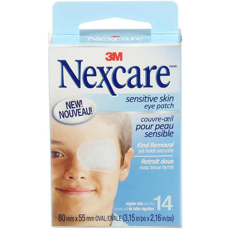 3M Nexcare Sensitive Skin Eye Patch - Regular Size - 14s