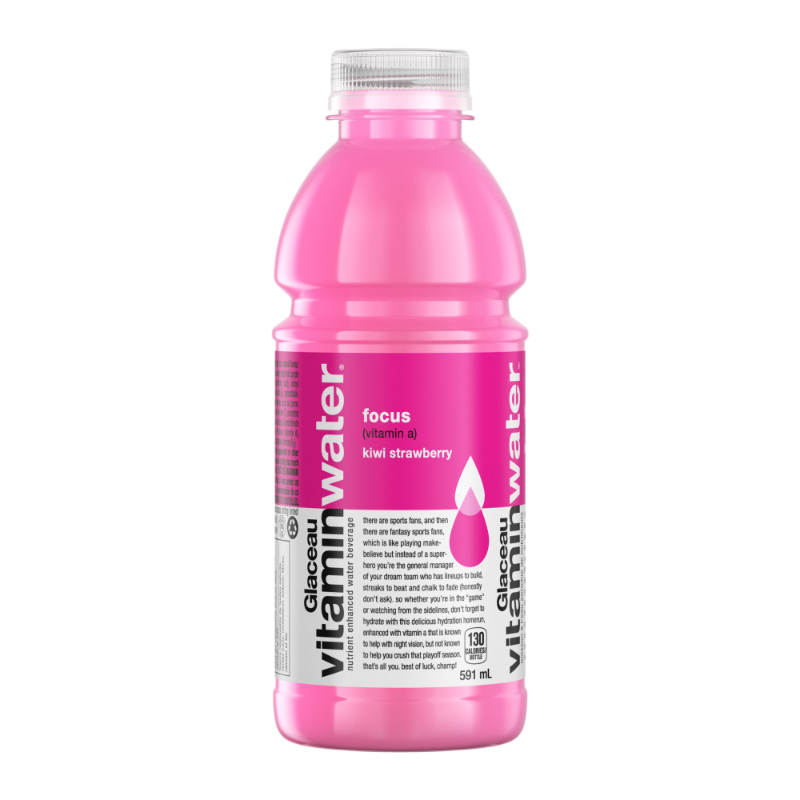 Glaceau Vitamin Water Focus - Kiwi-Strawberry - 591ml