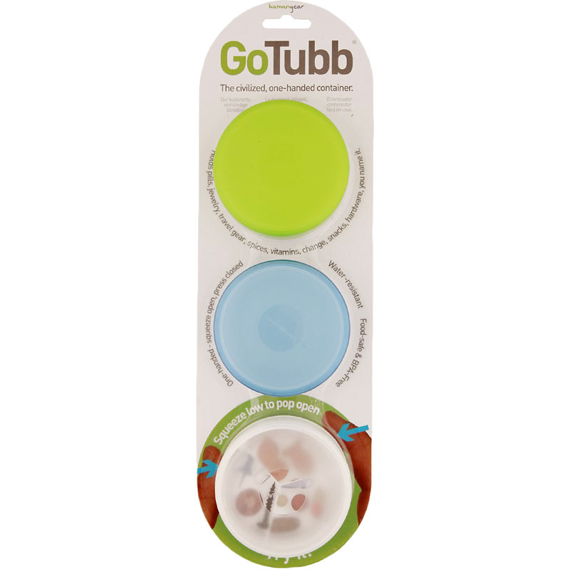 GoTubb One Handed Container - 3 x 14cc