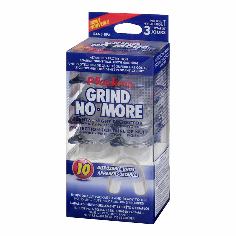 Plackers Grind No More Dental Night Protector - 10s