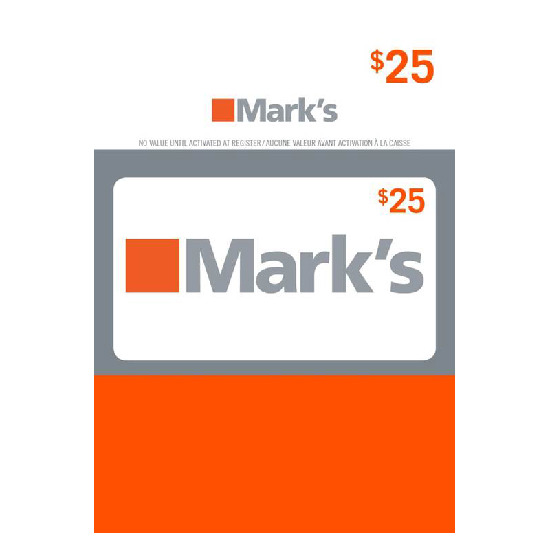 Mark's Gift Card - $25