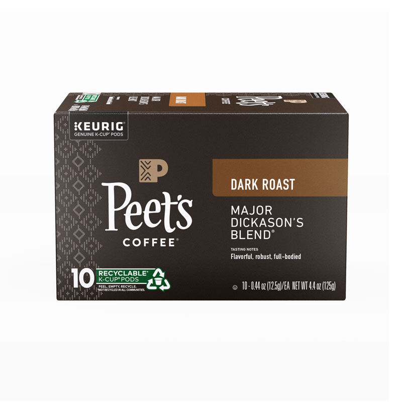 Peet's Coffee Pods - Major Dickason's Blend - 10s