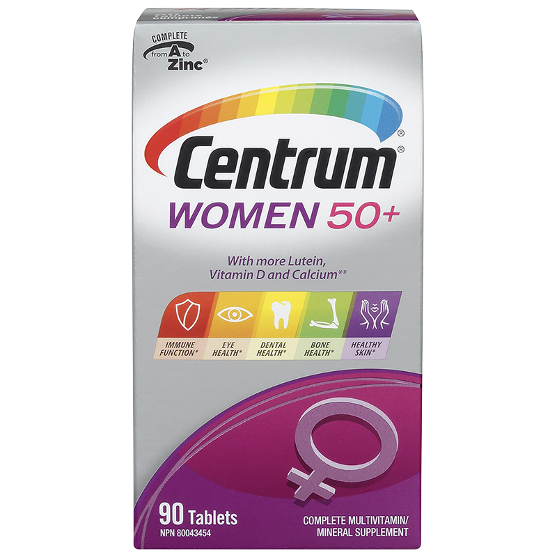 Centrum Women 50+ Multivitamin/Mineral Supplement - 90's