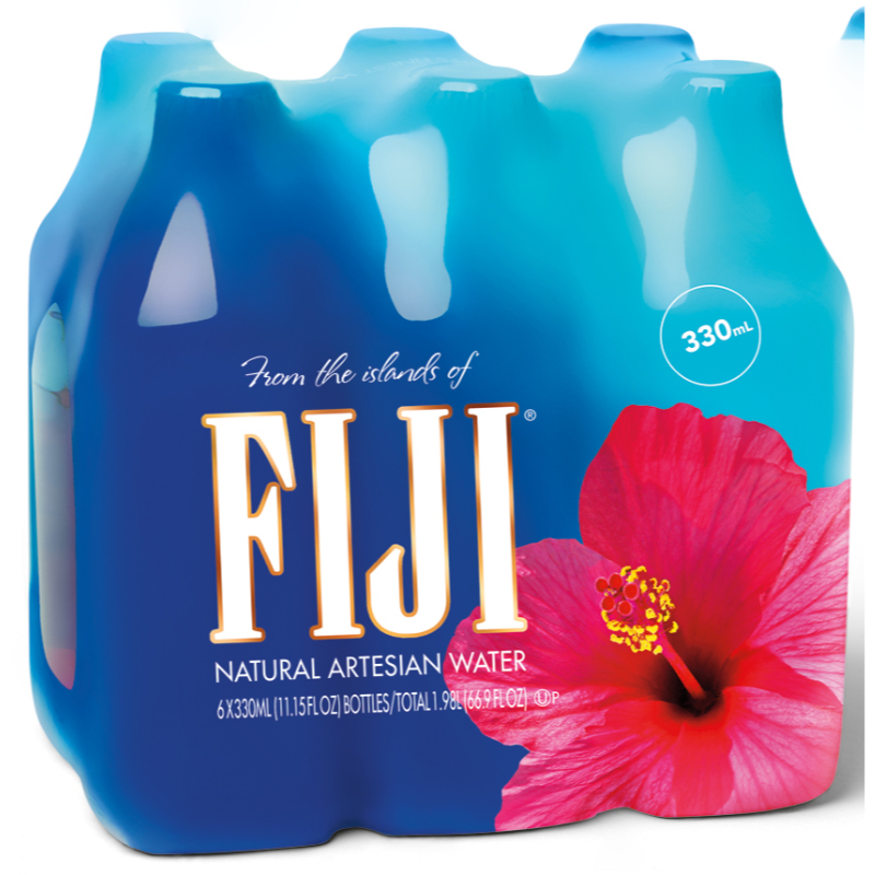 Fiji Natural Spring Water - 6 x 330ml