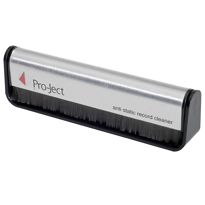 Pro-Ject Brush It Carbon Fibre/Anti-Static Record Brush - Silver/Black - PJ35825353
