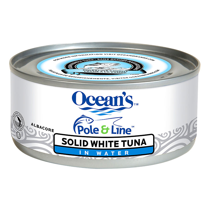 Ocean's Pole & Line Solid White Tuna in Water - 170g 
