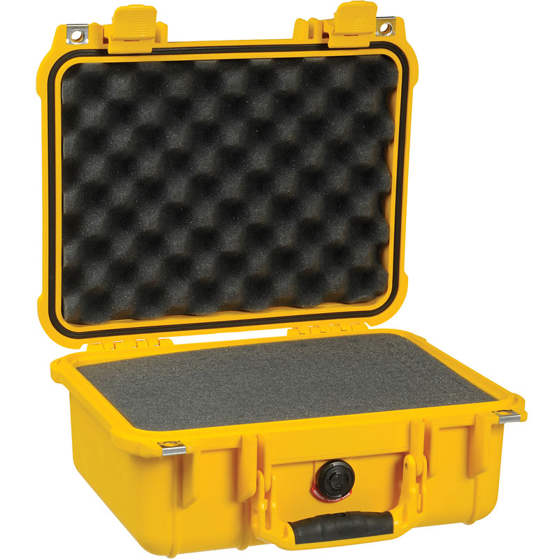 Pelican 1400 Protector Case with Foam - Yellow - 1400-000-240