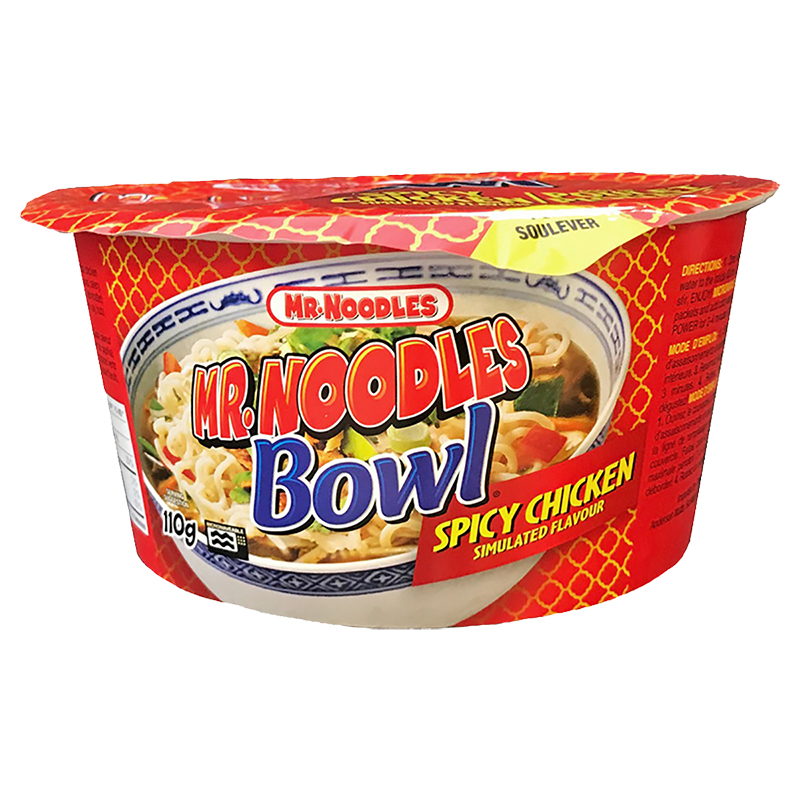 Mr. Noodles Bowl - Spicy Chicken - 110g