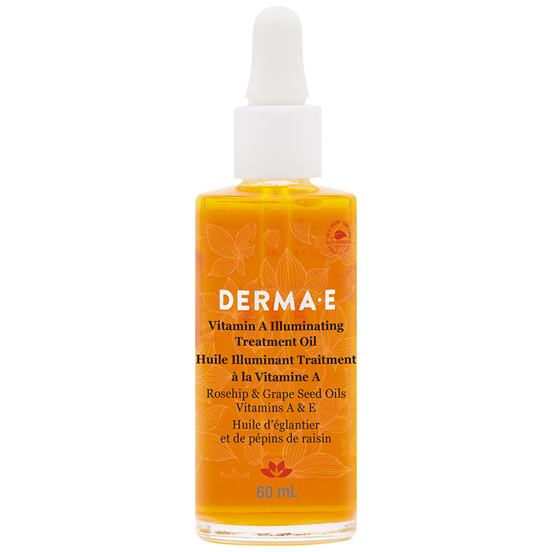 Derma E Anti-Wrinkle Rosehip & Grape Seed Oils, Vitamins A & E Treatment Oil - 60ml