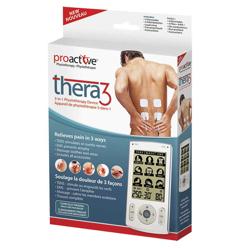 ProActive Thera3 TENS 3-in-1 Physiotherapy Device - 715-430