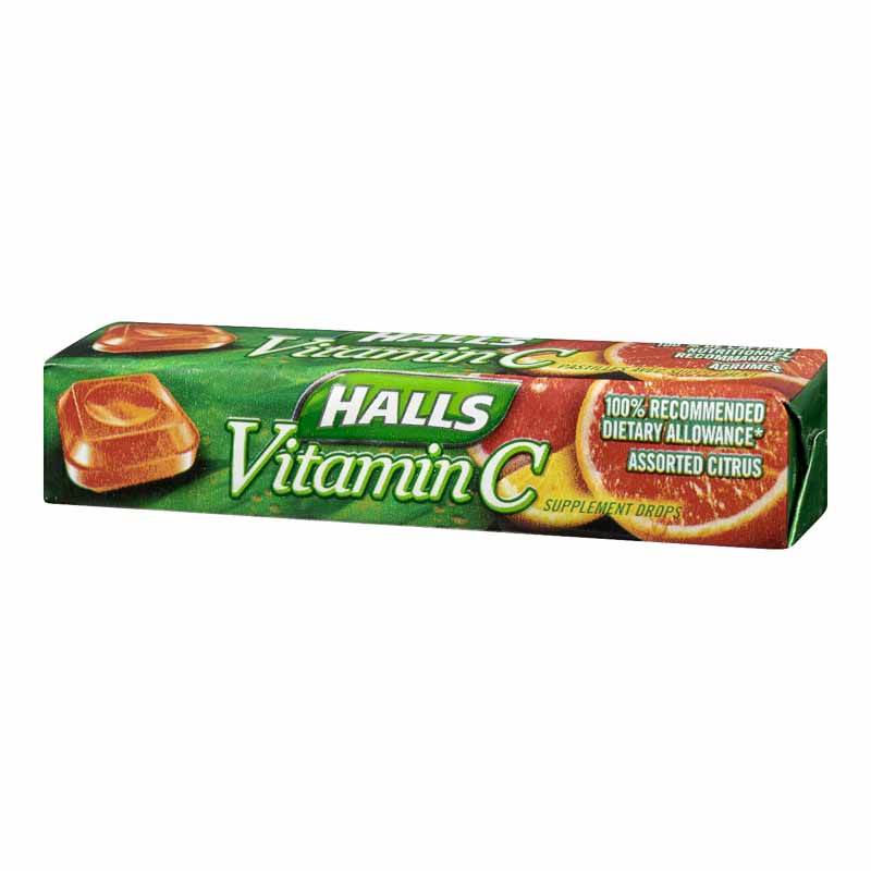 Halls Defense Vitamin C - Citrus - 9