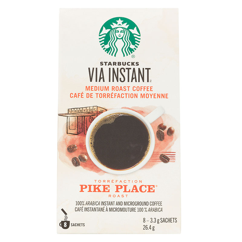 Starbucks VIA Instant Coffee - Pike Place - 8s