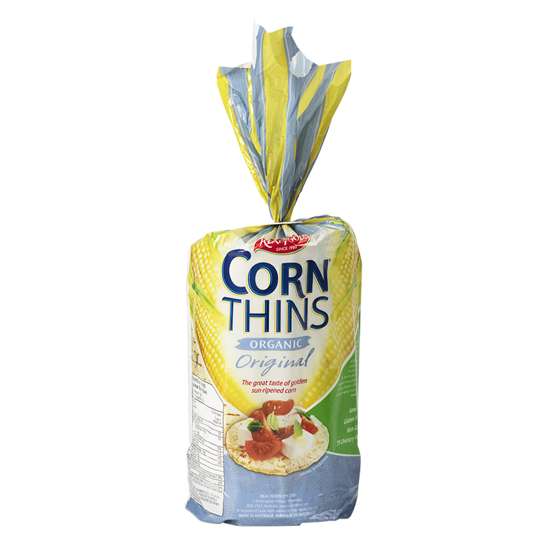 Real Foods Corn Thins - Original - 150g