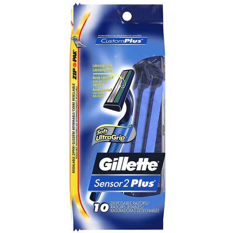 Gillette Sensor2 Plus Disposable Razors - 10s