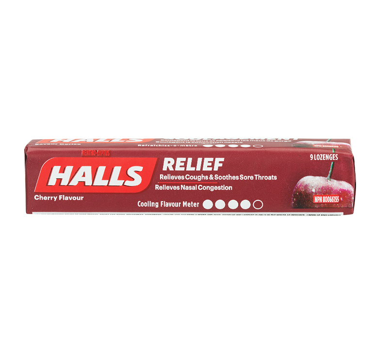 Halls - Cherry - 9 tablets