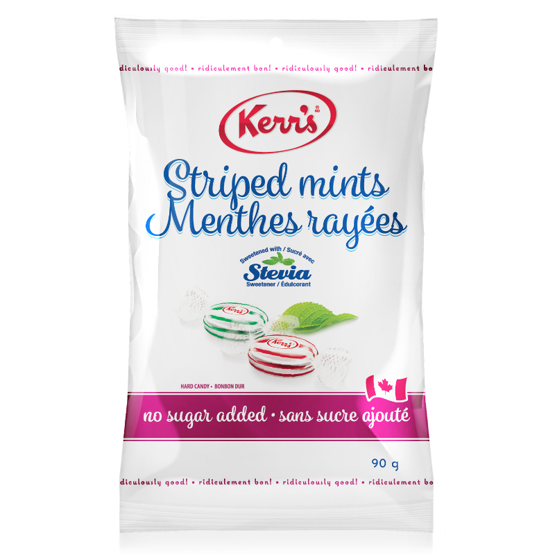 Kerr's Light Striped Mints - 90 g