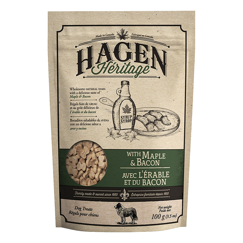 Hagen Dog Treats - Maple-Bacon - 100g
