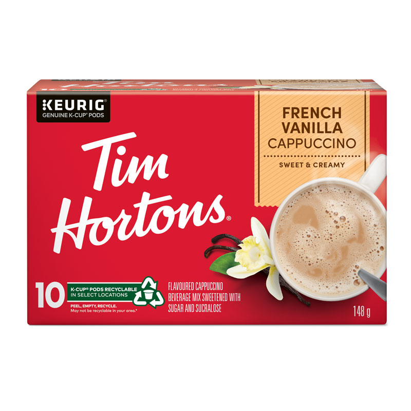 Tim Hortons Coffee Pods - French Vanilla Cappuccino - 10s