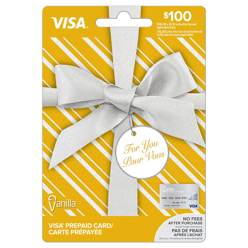 Vanilla Visa Gift Card - $100