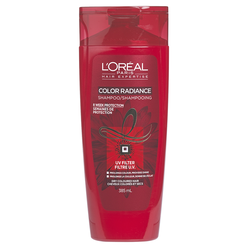 L'Oreal Color Radiance Shampoo for Dry Coloured Hair - 385ml