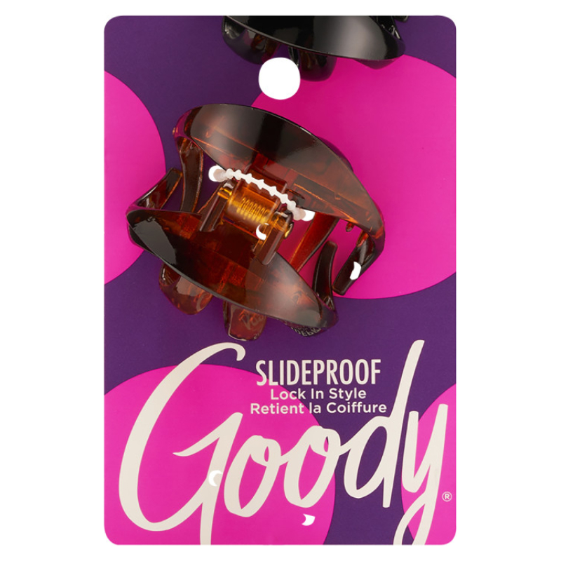 Goody Slideproof Secure Fit Claw Clips - Small - 2s