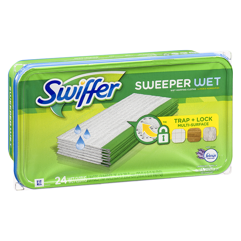 Swiffer Sweeper Wet Refills with Febreze - Lavender Vanilla & Comfort - 24s