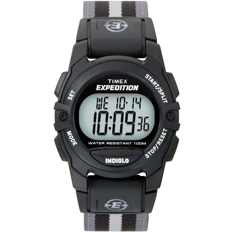 Timex Expedition Chrono Alarm Timer - Black/Grey - 49661