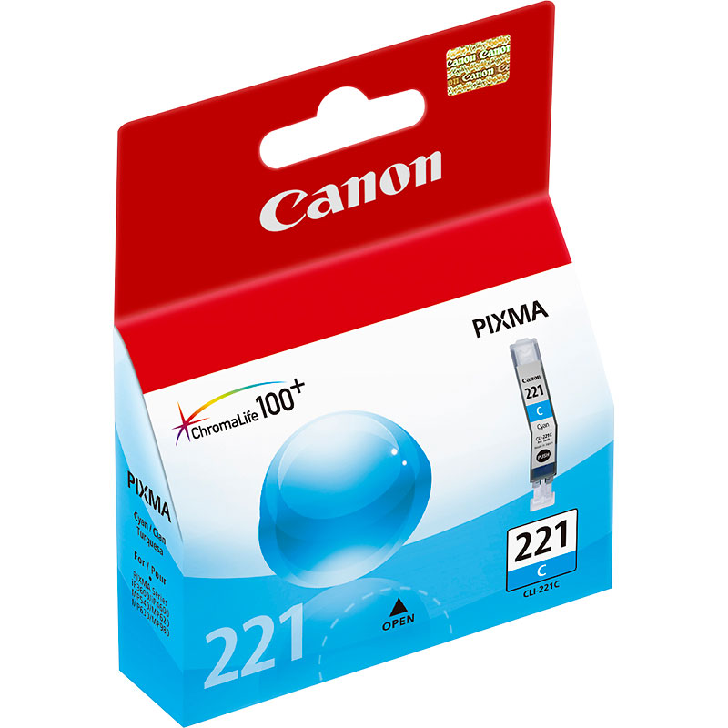 Canon CLI-221C Ink Cartridge - Cyan
