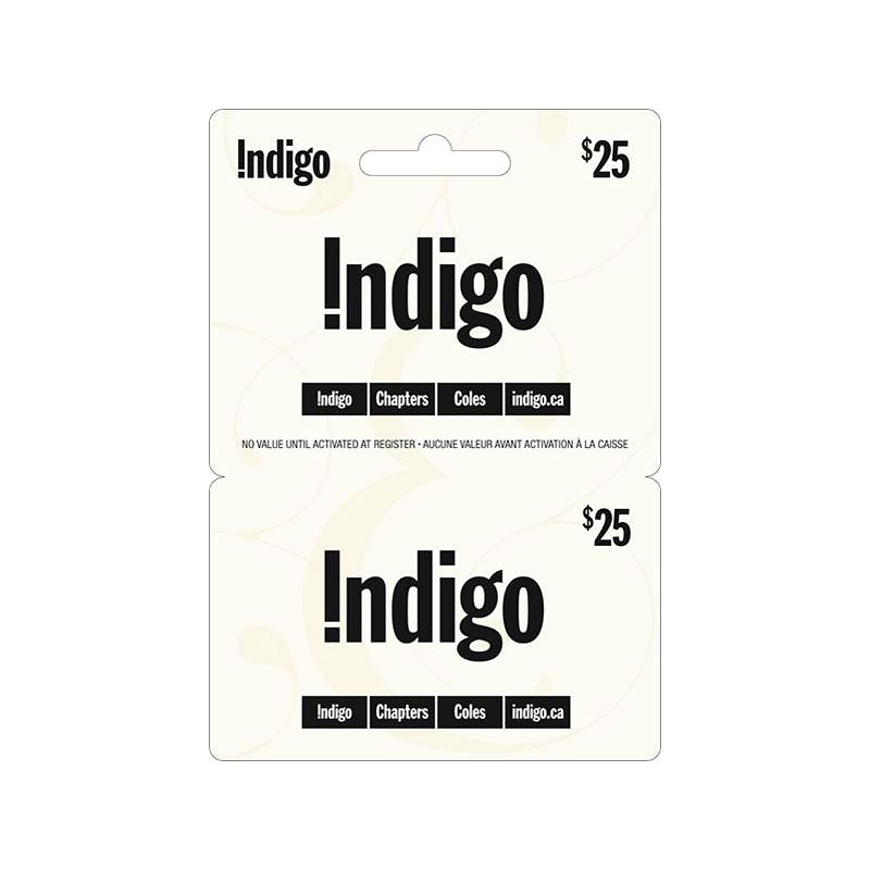 Indigo Chapters Gift Card - $25