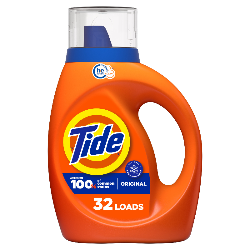 Tide HE Liquid Laundry Detergent - Original - 1.47L/32 use