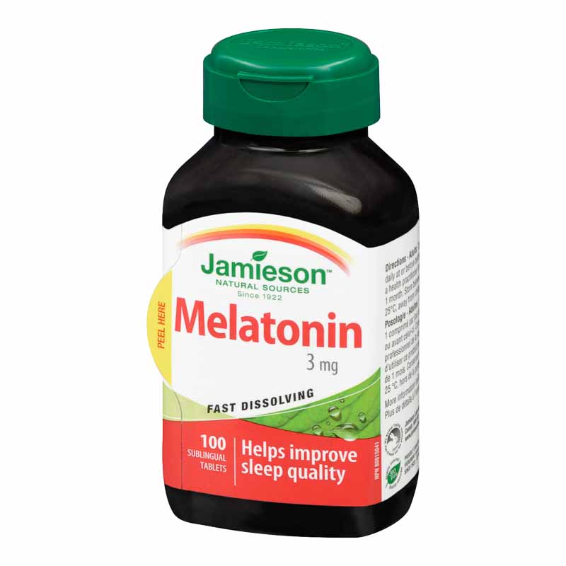 Jamieson Melatonin 3 mg Fast Dissolving Tablets - 100's