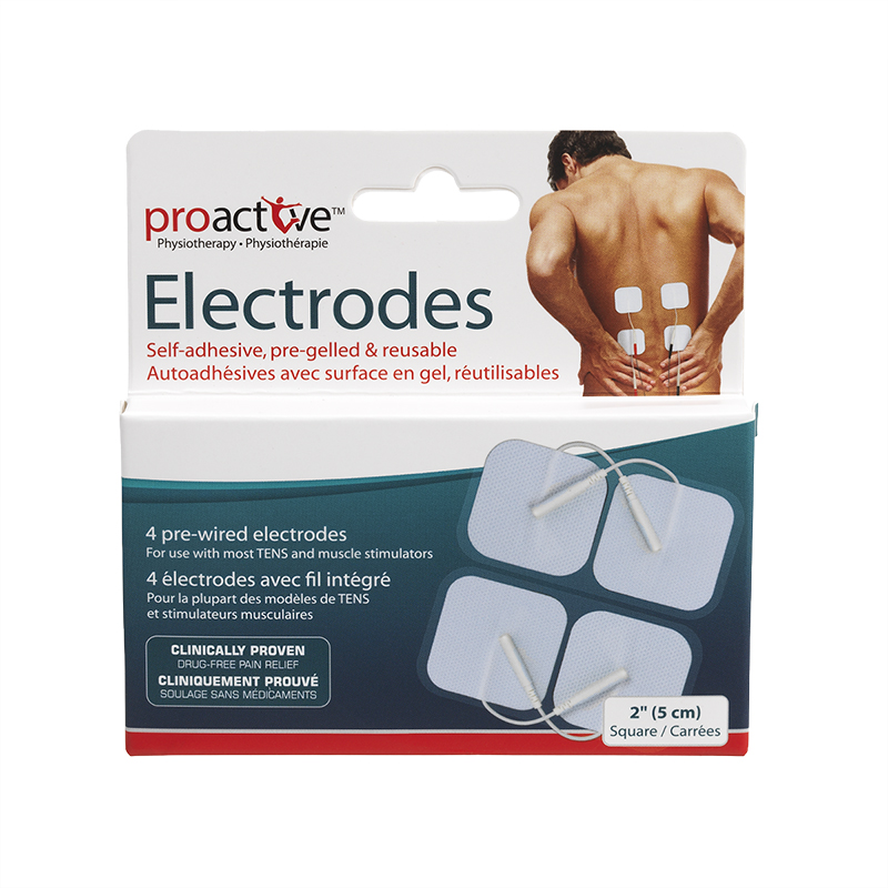 ProActive Self Adhesive Square Electrodes - 5cm - 4s
