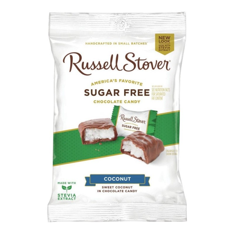 Russel Stover Sugar Free Coconut Chocolate Candy - 85g