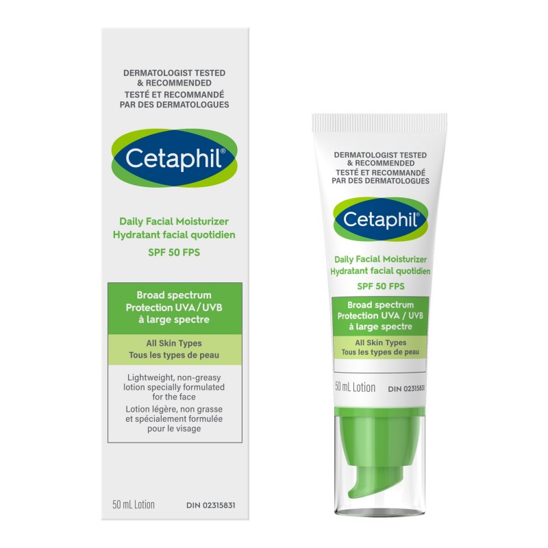 Cetaphil SPF 50 Daily Facial Moisturizer - 50ml
