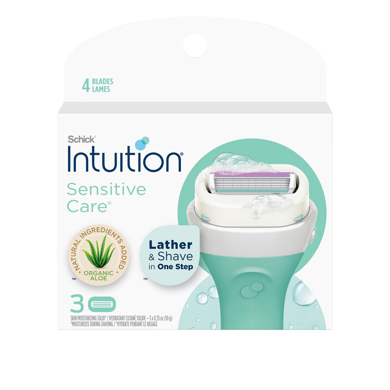 Schick Intuition Naturals Sensitive Care Refill Cartridges - 3s