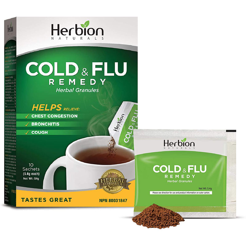 Herbion Naturals Cold &amp; Flu Remedy Herbal Granules - 10s