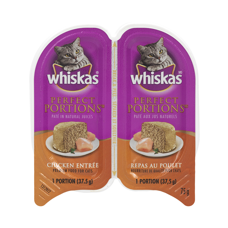 Whiskas Perfect Portions Entree - Chicken - 2 x 37.5g