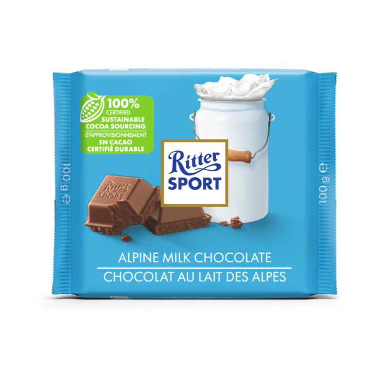 Ritter Sport - Alpine Milk Chocolate - 100g