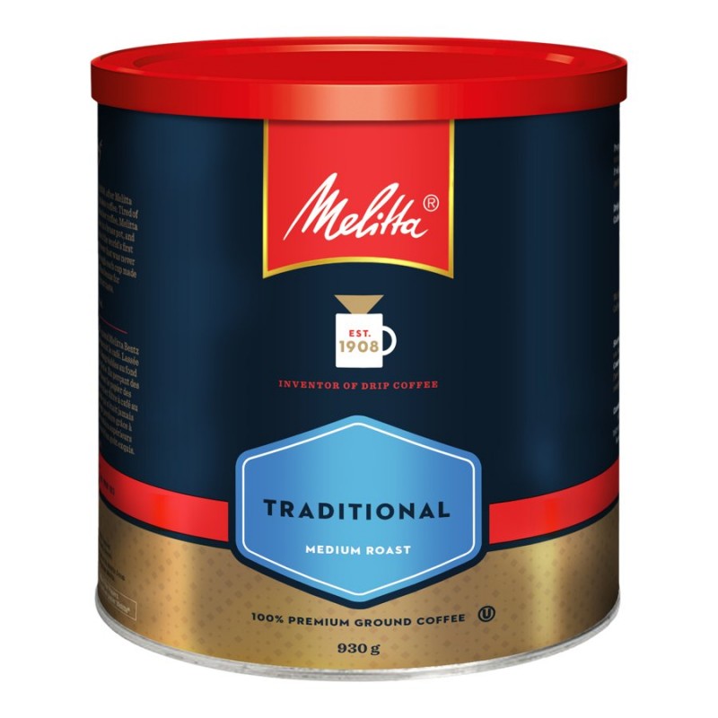 Melitta Traditional Ground Coffee - 930g