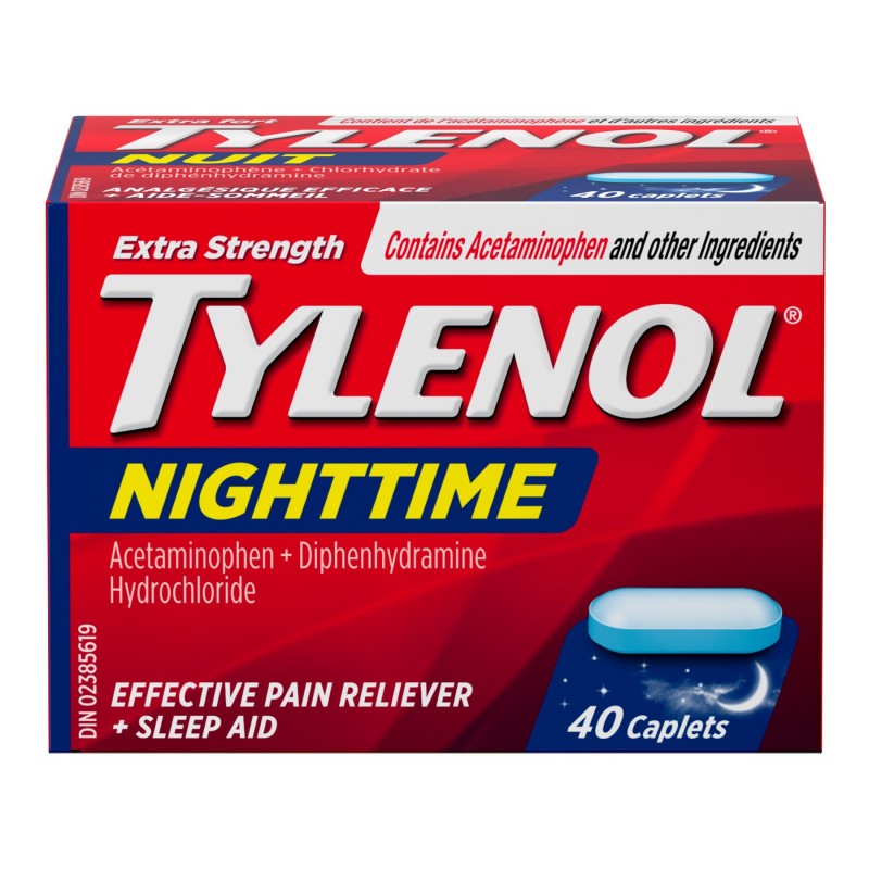 Tylenol* Extra Strength NightTime Caplets - 40's   