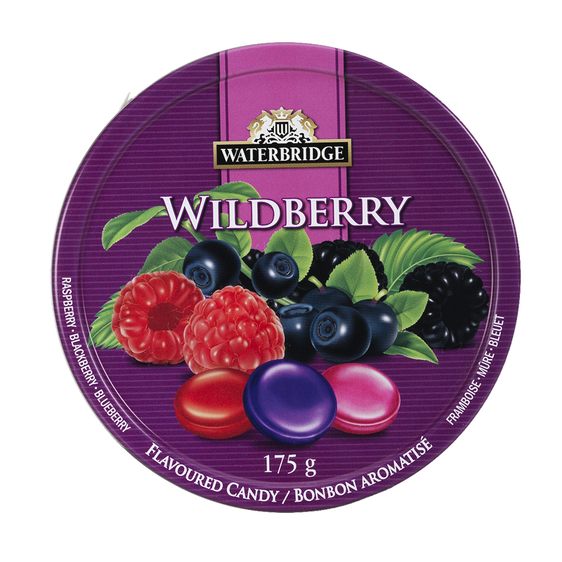 Waterbridge Wildberry Flavoured Candy Tin - 175g